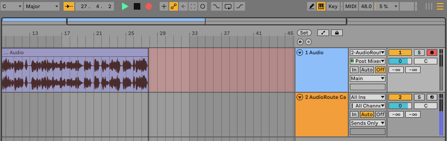 Ableton Live recording from AudioRoute Capture VST plugin